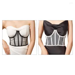 Belts Waist Corsets For Girls With Dangle Chain Elastic Corset Sexy Bustier Lingerie