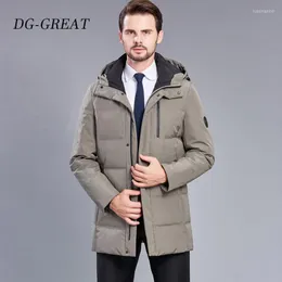 Men's Down Jackets Arrival Coat Men Winter Plumas Hombre Thick Outwear Loose Chaquetas De Invierno Hooded Mens Clothing