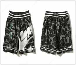 mens shorts designer shorts men swim shorts beach trunks for swimming street hipster Hipster Letter print Mesh Shark camo Glow-in-the-dark Sports shorts Fitness