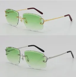 A112 Diamond Cut Frameless Lens Sunglasses Women or Man Unisex Rimless Carved Outdoors Driving Glasses Afsgsf Outdos