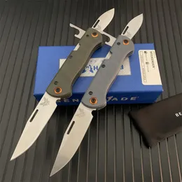 Benchmade 317 Weekender 2-Blade Slipjoint Folding Knife 2.97" Satin S30V Clip Point und Drop Point Klingen G10/Micarta Griffe - 317-1 Camping Jagdmesser Werkzeuge