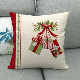 クリスマスデコレーションナビダード2023クッションセットサンタクロースソファ枕ケースホリデークリスマス装飾