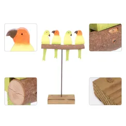 Decorative Figurines Objects & 1Pc Kids Room Parrot Ornament Creative Decoration Table For Shop Home Decor