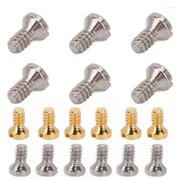 Watch Repair Kits 6pcs Back Cover Screw Professional Quartz Case Slotted Parts Replacement Accessories