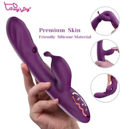 Vibratoren Tracys Dog G-Punkt-Kaninchen vibrieren mit Klitoris-Saugen Klitoris-Dildo-Stimulator 7 Vibration 7 Saug-Sexspielzeug 1120