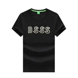 Tasarımcı Mens T Shirt Bos Yüksek kaliteli yeni klasik baskılı tee rahat moda lüks% 100 yüksek dereceli pamuk nefes alabilen gömlek sokak kollu gömlek büyük m-3xl v4