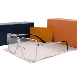 Lyxdesigner solglasögon för män och kvinnor modemodell special UV 400 skydd dubbel balk ram utomhus varumärke design legering top cyklon solglasögon1700