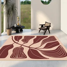 Dywany Nowoczesne domowe Dekoracja salonu dywany duży obszar badań szalowy lekka luksusowa sypialnia wystrój dywanu myjny bez poślizgu