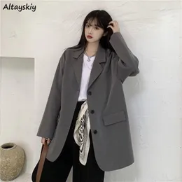 Blazers Casual Blazers Students Daily Loose Retro Stylish Singlebreasted High Quality Korean Style Allmatch College Clothes Cozy Mujer