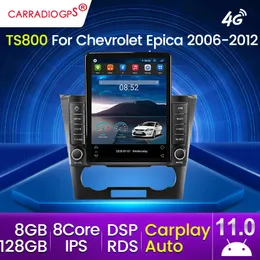 Para Chev Epica 2006-2012 128G Android 11 Car DVD Radio Car Car Carta Multimídia Player GPS Navigation CarPlay Auto IPS RDS DSP