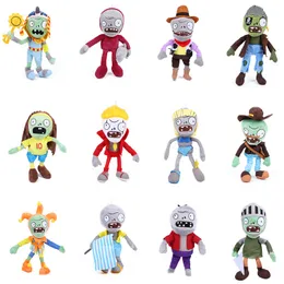 Plants VS Zombies Plush Stuffed Toys PVZ Zombies Bikini Athlete Angster Staff Clown Cosplay Game Figures Cute Kids Doll Gifts