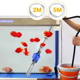 Verktyg 110/220V Electric Aquarium Gravel Cleaner Automatisk vattenväxlare Slam Extractor Sand Washer Filter Pump för Fish Tank