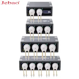 Pumps Jebao Jecod Coral Cylinder Aquarium Automatic Titration Pump DP2 DP3 DP4 DP3S DP4S Peristaltic Pumps Auto Dosing Timing Pump