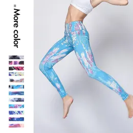 Yoga Outfits Sport Leggings Women Fitness Pants Print Gym High Wall Scacciature Strastrello Sport Sports Awear