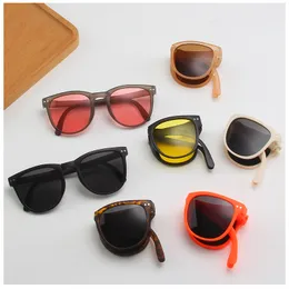 Sunglasses for Kids Children Cute Boy Girl Birthday Party Items Photograph Show Decor Pink Brown Black Color Folding Sun Glasses