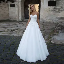 Party Dresses Boho Beach Trouwjuk Lace Elegant Wedding Dress 2020 Sweetheart Long Bridal Dress Bride Gown Autumn Vestido de Novia Lace-Up T230502