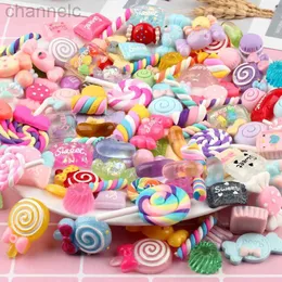 Clay Dough Modeling DIY Colorful Candy Cake Chocolate Supplies Accessories Crystal Harts Slime Toys Phone Case Decoration Craft Ornament