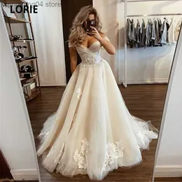 Party Dresses Off The Shoulder Bohomia Wedding Dresses 2020 Open Back Lace Applicques With Tulle Beach Bridal Clowns Country Party Dress T230502