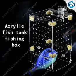 Parts Freshwater fish tank acrylic fishing box trap box fish tank isolation box catch fish box