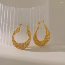 Hoop Earrings ORNAPEADIA 18k Gold Plated Huggies For Women Personalized Hypoallergenic Jewelry Wholesale