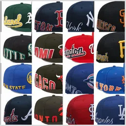 2023 25 Colors Mens Baseball Snapback Hats Classic Hip Hop New York Basketball Sport Free Size Adjustable Caps Chapeau Big Letters Real Tree Ma7-02