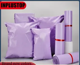 Mail Bags 50Pcs Pink Purple Courier Mailer Poly Package Self-Seal Mailing Express Bag Envelope Packaging For 230428