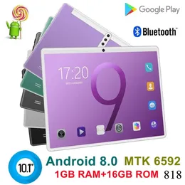 2021 Octa rdzeń 10 -calowy MTK6592 Dual SIM 3G Tablet PC PC Telefon IPS pojemnościowy ekran dotykowy Android 8 0 4GB 64GB 6 kolor 275h 818