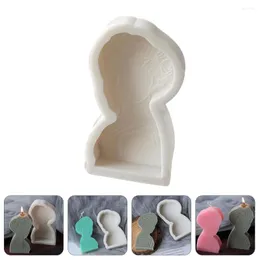 Ferramentas de cozimento Moldes de molde molde 3d Busto molde europeu Cera fabricado em sílica gel silicone