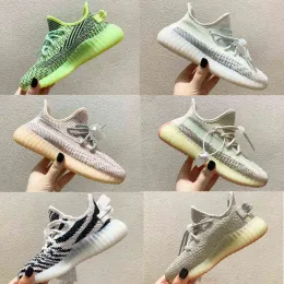 WITH BOX Designer Shoes Infant Zebra Kids Running Shoes Tail Light Cloud White Butter Boys Girls Children Sports Yezzzies''Yeezzies''Yezzies''350 Boost Kanyes bjj
