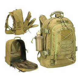 Backpacking Packs 50l Military Tactical Backpack Army Molle Assault Ruckssack 3p Outdoor Travel vandring ryggsäckar camping jakt klättring stora väskor J230502