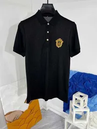 Camisetas masculinas de vercace europeu de design de moda max5 mA005 moda masculina tees de pista de luxo estilo de festa de luxo, camisetas