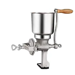 Sets Manual Grain Grinder Hand Crank Grain Mill Stainless Steel Home Kitchen Grinding Tool for Coffee Corn Rice Soybean