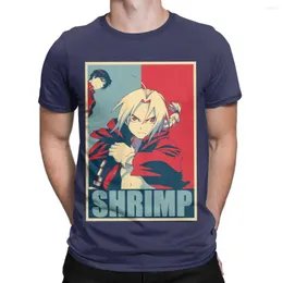 メンズTシャツ男性女性Tシャツフルメタルアルケミストコットンティーシャツ半袖エドワードアニメマンガラウンドネック服ギフト