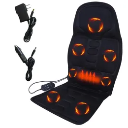 3 Intensity Full Body Electric Vibration Back Massage Mat Pad Seat Cushion for Chair Seat