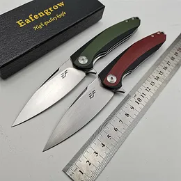 Messen Eafengrow EF954 Folding D2 Blade G10 Pocket Survival Hunting Tactical Flipper Outdoor Camping Kitchen Rescue Gift EDC Knife
