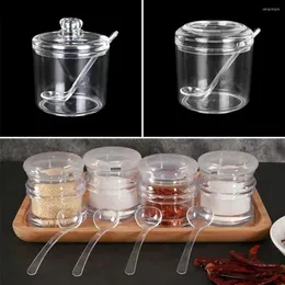 Storage Bottles Salt Organizer Kitchen Gadget Condiment Container Pepper Sugar Box Seasoning Boxes Spice Shaker Jars