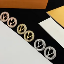 Fashion Gold Hoop Ohrringe für Frauen Frauen Party Hochzeitsliebhaber Geschenkvergütung Schmuck für Brautdesigner Ohrringe-1