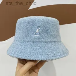 Geniş Memul Şapkalar Kangol İşlemeli Terry Bezi Düz Üst Balıkçı Erkek ve Kadın Moda Güneş Koruyucu Havzası İlkbahar Yaz Öğrencisi Y23