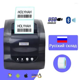 Xprinter 365 USB Bluetooth Port 80mm Thermal Barco De Printer Sticker Machine Label para pequeñas empresas