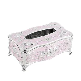 Organization European Style High Grade Diamond Tissue Box Household Pumping Paper Napkins Kitchen Napkin Holder Servilletero