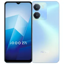 Oryginalny Vivo Iqoo Z7I 5G telefon komórkowy Smart 4 GB RAM 128GB ROM OCTA ROROWY MTK DIMENTION 6020 Android 6.51 "LCD Pełny ekran 13.0MP 5000MAH Identyfikator odcisków palców twarz Wake Cell Celphone