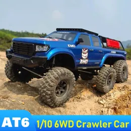 New CROSSRC AT6 6X6 6WD 1/10 2.4GHz RC Cars Electric Remote Control Model Crawler Buggy Off-Road Car RTR Kids Adult Toys boy