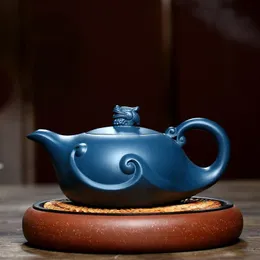 Teaware chinês chá infusor capacidade 430cc pote de argila roxa yixing bule utensílios cozinha barra jantar casa jardim