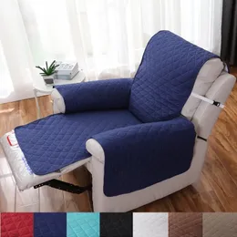 Chair Covers Quilted Anti-wear Recliner Sofa Cover for Dogs Pets Kids Anti-Slip Couch Cushion Slipcover Armchair Furniture Protector Washable 230428