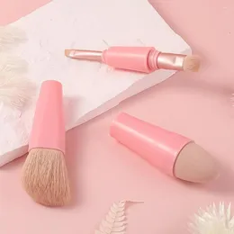 Makeup Brushes Cosmetic Brush Easy To Carry Blush Foundation Sponge Fluffy Bristles Non-slip Handle Powder Beauty Salon Supply