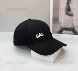 قبعة بيسبول كلاسيكية فاخرة من Balencigas بتصميم حروف مطرزة على الموضة قبعة شاطئ للرجال والنساء قبعة سائق شاحنة قابلة للتنفس باللون الأسود