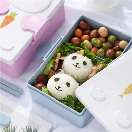 Dinnerware Sets -grade 1 Set Practical Kawaii Kindergarten Children Lunch Box Easy Cleaning Good Sealing School Supply