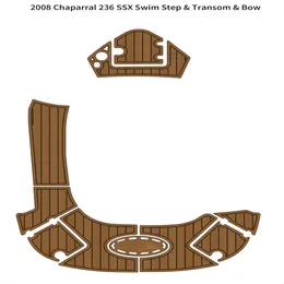 2008 Chaparral 236 SSX 수영 단계 플랫폼 보트 보트 에바 폼 티크 데크 플로어 패드