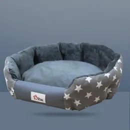 Mats Dog Beds House 소파 소파 세탁 가능한 둥근 봉제 매트를위한 작은 중간 개를위한 대형 래브라도 고양이 집 애완 동물 침대 dcpet 최고의 드롭 컨칭