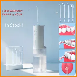 Other Oral Hygiene Portable Oral Irrigator Dental Irrigator Teeth Water Flosser bucal Ultrasonic Tooth Cleaner waterpulse 200ML with Tank Nozzles 230503